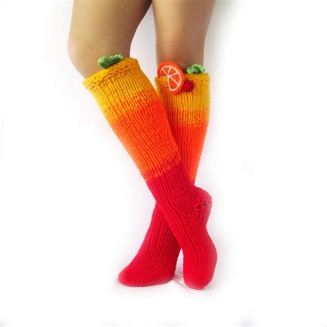funny knit socks long socks sex on the beach by mymomsshop1