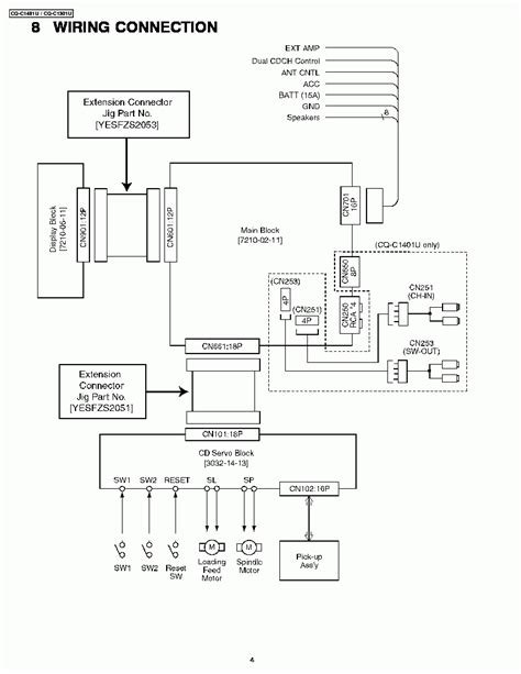 wiring diagram panasonic car stereo
