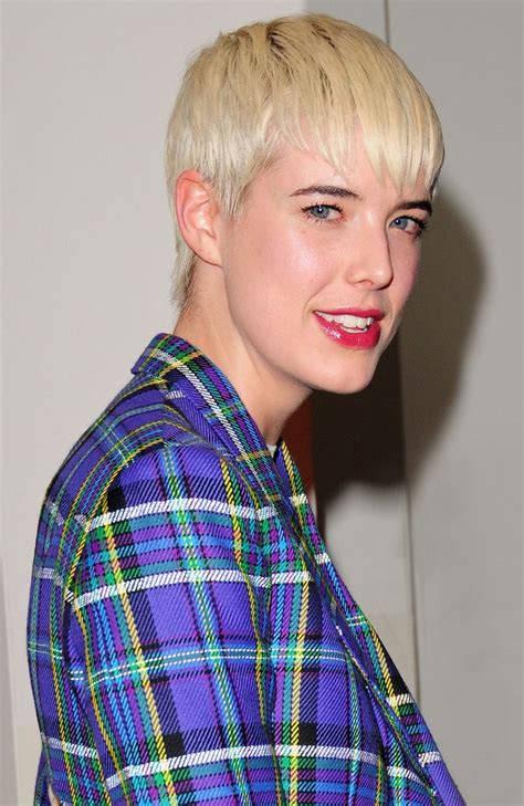 Agyness Deyn Short Pixie Cut With A Controlled And