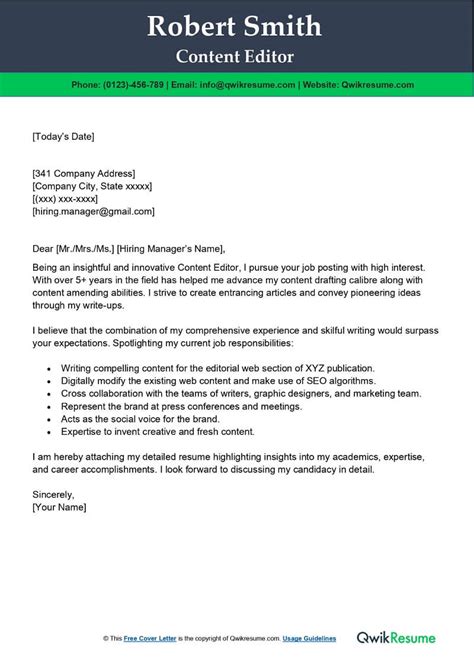 communications manager cover letter examples qwikresume