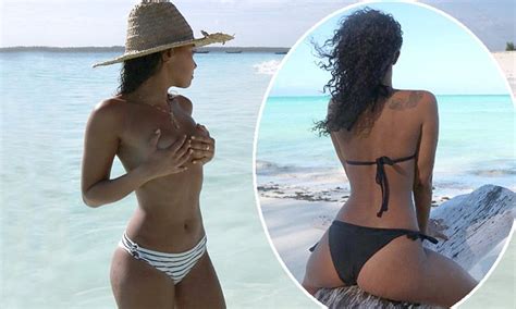 leigh anne pinnock topless in sun soaked instagram snap daily mail online