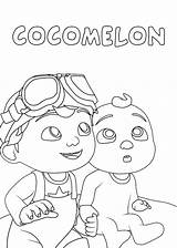 Cocomelon sketch template