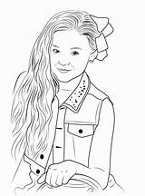 Jojo Coloring Siwa Pages Printable Kids Print Cute Divyajanani Choose Board sketch template