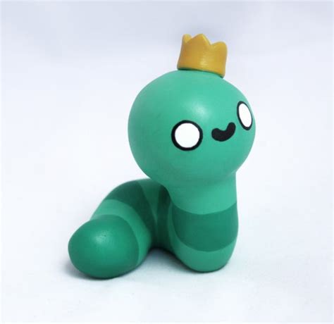 worm king adventure time by handmadebyhanners on etsy