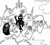 Barbapapa Coloring Pages Cartoon Color Character Printable Kids Plate Sheets Found sketch template