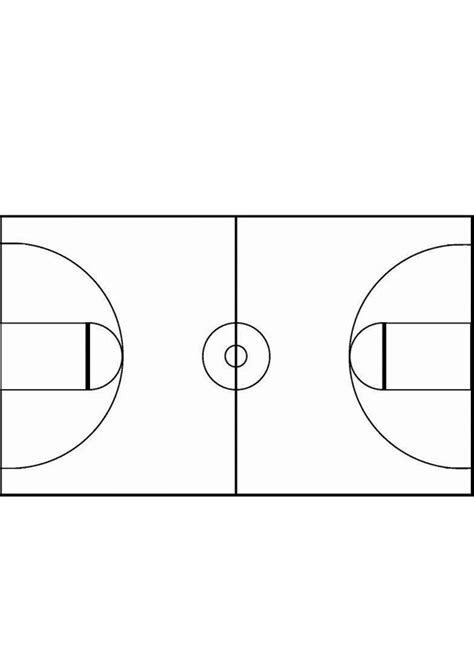 coloring pages basketball court coloring page