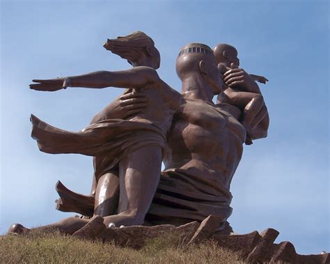 the tallest statue in africa the african renaissance monument in senegal photos boomsbeat
