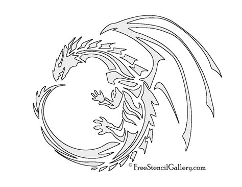 dragon stencil  stencil gallery