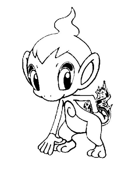 pokemon chimchar coloring pages image search results