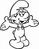 Handy Smurf Coloring Pages Ab Happy Choose Board sketch template