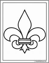 Fleur Coloring Lis Pattern Pages Lys Line Getdrawings Drawing Quilt Kids Adults sketch template