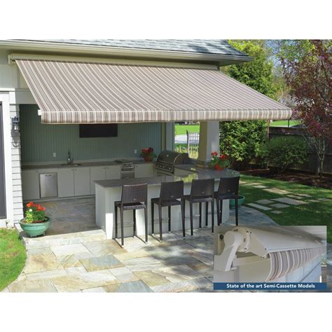 sunsetter motorproxlsc sunbrella retractable standard patio awning wayfair