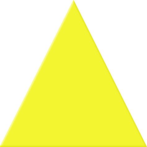 yellow triangle  images  clkercom vector clip art  royalty  public domain
