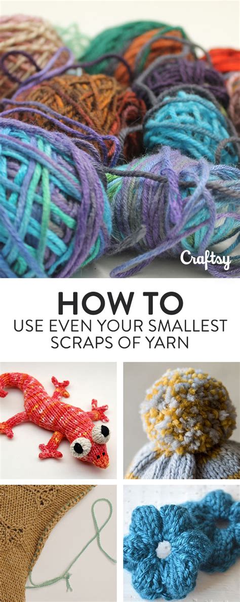 genius ways      smallest scraps  yarn craftsy