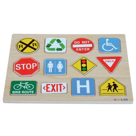community signs  traffic safety puzzle