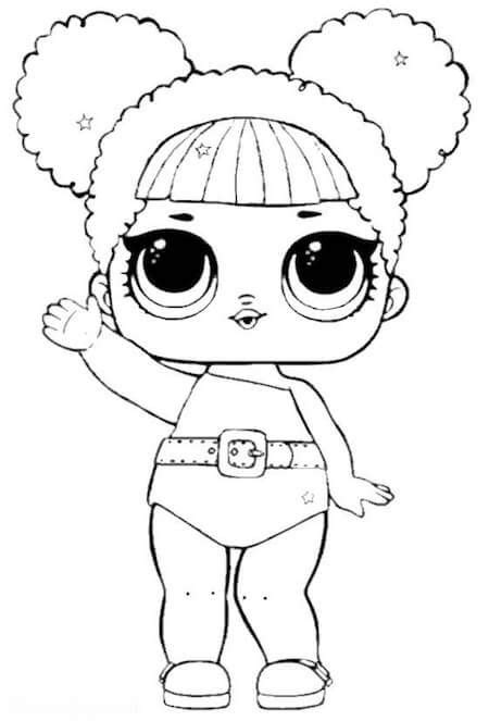lol queen  da colorare   bee coloring pages lol dolls