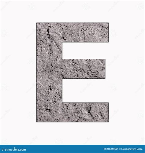 letter  alphabet  gray stucco texture stock image image  font cement