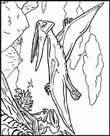 Pteranodon Coloring Pages Crayola Magic Dinosaur Dinosaurs Flying Dimorphodon Color Book Treehouse Kids Dark Before Jurassic Från Sparad Print Printable sketch template