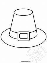 Pilgrim Hat Template Coloring Thanksgiving Coloringpage Eu Pages Craft Templates Kids Crafts Boy Choose Board sketch template