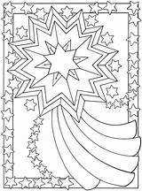 Stars Coloring Pages Print Printable Getcolorings Star Color sketch template