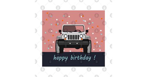 jeep happy birthday jeep kids  shirt teepublic