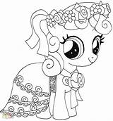 Coloring Pages Pony Little Mlp Drawing Sheets Color sketch template