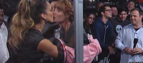 Jessica Alba Enters Celebrity Kissing Booth On Jimmy