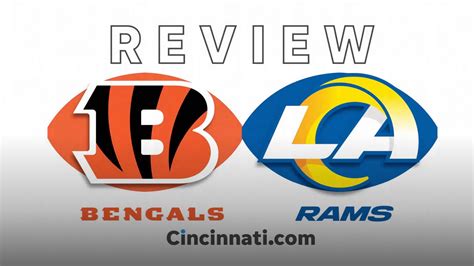 bengals wrap big monday night football win   rams