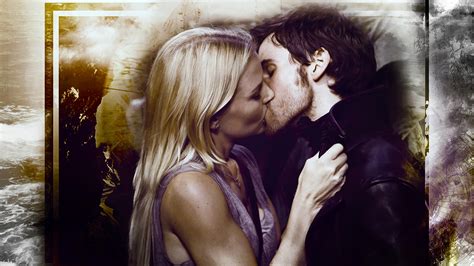 Emma Swan And Captain Hook Once Upon A Time Wallpaper