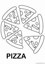 Pizza Coloring4free Coloring Pages Kids Related Posts sketch template