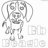 Beagle Coloringfolder sketch template