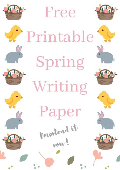spring writing paper  reading residence