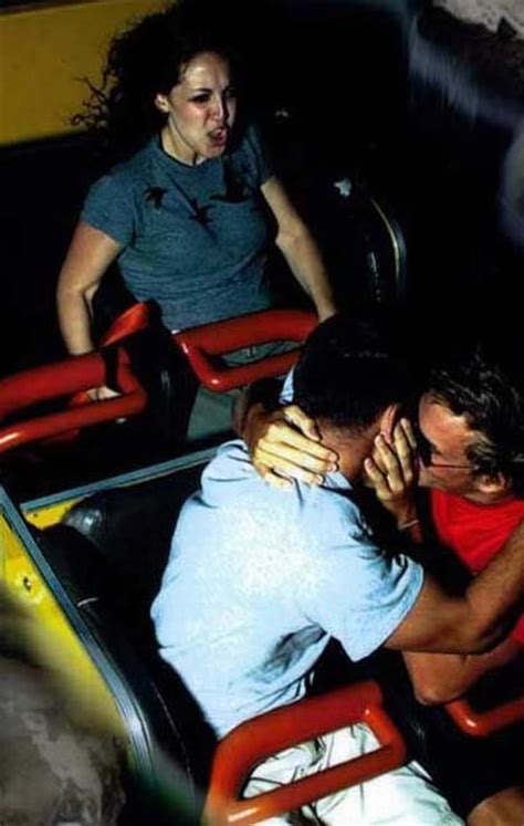 funny faces during roller coaster ride 20 pics