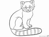 Panda Red Coloring Pages Cute Printable Colouring Baby Color Print Adults Kids Getdrawings Getcolorings sketch template