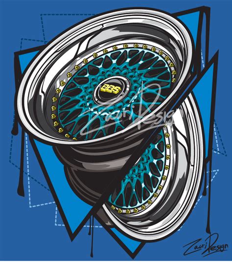 Bbs Rs Wheel Dibujos De Coches Llantas Bbs Arte Automotriz