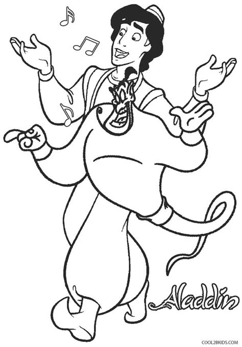 printable disney aladdin coloring pages  kids coolbkids