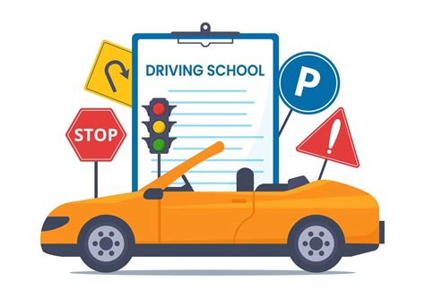 driving school  education process  car training  learning