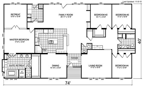 triple wide mobile homes finding   interior layout