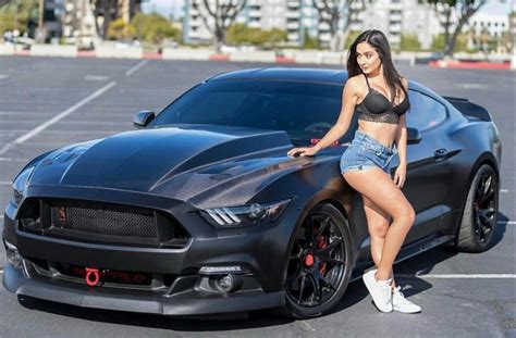 Pin By Ray Wilkins On Mustangs Car Girls Motorcycle Girl Car Show