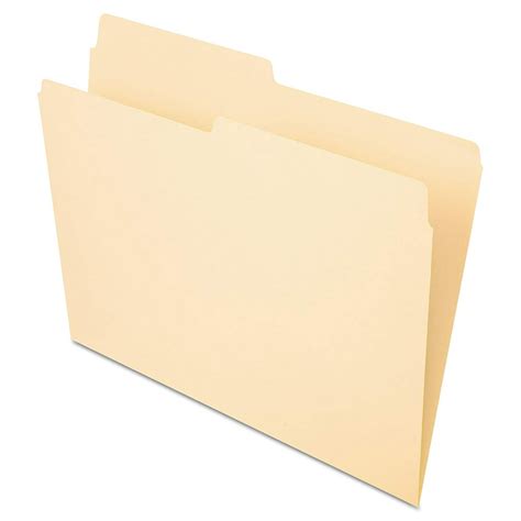 file folders letter size manila  cut bx   standard