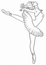 Coloring Ballerina Pages Ballet Kids Dance Girls Printable Print Cute Sheets Barbie Drawings Drawing Visit Girl Beautiful Dancing Dancer Coloringfolder sketch template