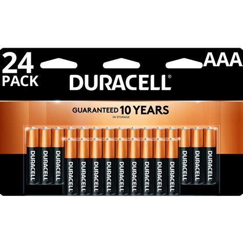 Duracell 24 Pack Heavy Duty Long Lasting 1 5v Coppertop Alkaline Aaa