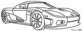 Koenigsegg Draw Supercars Cc8s Webmaster sketch template