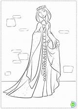 Coloring Brave Merida Princess Print Dinokids Pages Elinor Disney Close Queen Movie Book sketch template