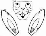 Conejos Mascaras Cajas sketch template