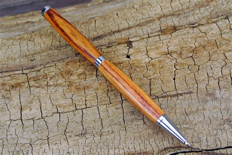 wooden  tulipwood wood carving slimline twist  hand carved wood