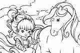 Rainbow Brite Coloring Pages Coloriages Horse Colouring Kids Cat Print Coloriage Dessin Color Getdrawings Enfant Printables Printable Cartoon Book Characters sketch template