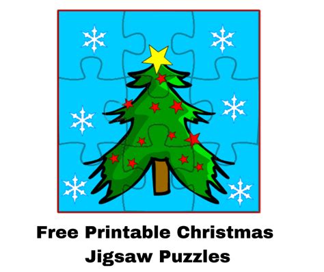 printable christmas jigsaw puzzles