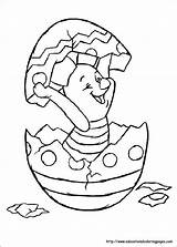 Easter Disney Coloring Pages Pooh Winnie Piglet Para Imprimir Printable Colorear sketch template