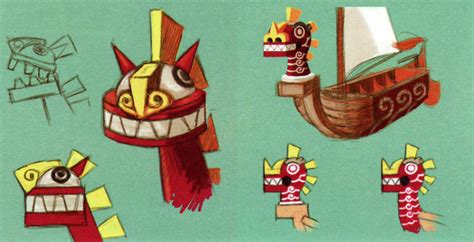 Early Design Sketches For Zelda The Wind Waker Ign